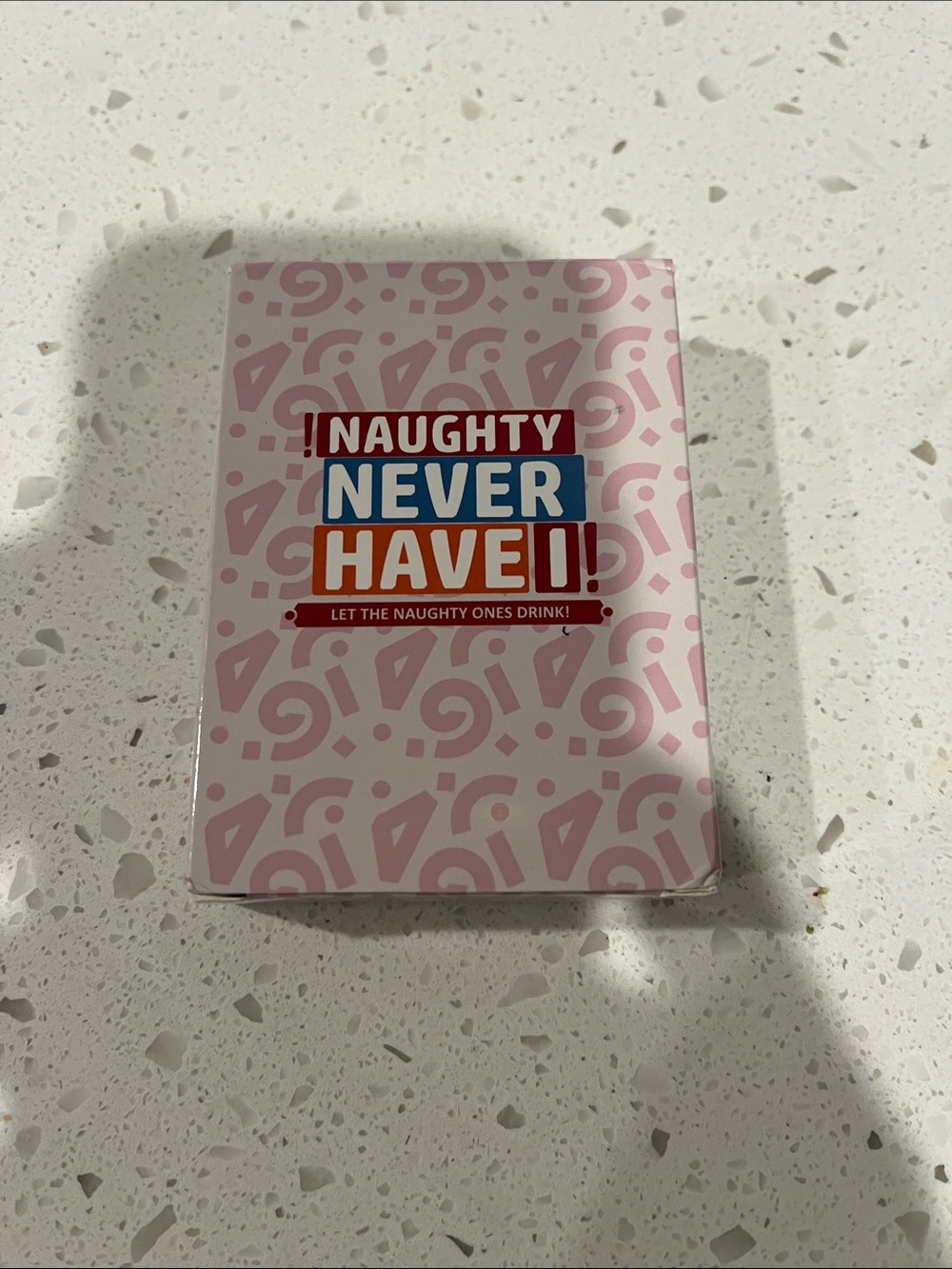 Naughty Never Have I Ever Card Game - Pink